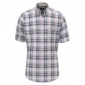 Риза с къс ръкав Fynch hatton 16038301 short sleeve shirt - Grey (Horizon) риза,с,къс,ръкав,дамски,ризи,мъжки,ризи,fynch,hatton,16038301,short,sleeve,shirt,grey,(horizon)