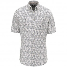 Риза с къс ръкав Fynch hatton 16038331 short sleeve shirt - Grey (Magnolia) риза,с,къс,ръкав,дамски,ризи,мъжки,ризи,fynch,hatton,16038331,short,sleeve,shirt,grey,(magnolia)