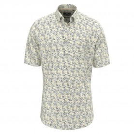 Риза с къс ръкав Fynch hatton 16038331 short sleeve shirt - Beige (Pale Yellow) риза,с,къс,ръкав,дамски,ризи,мъжки,ризи,fynch,hatton,16038331,short,sleeve,shirt,beige,(pale,yellow)