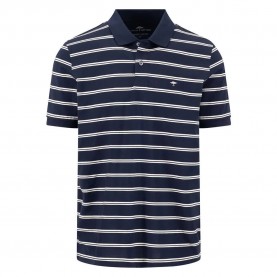Fynch hatton 16044004 short sleeve polo - Blue (Navy) дамски,блузи,с,яка,мъжки,блузи,с,яка,fynch,hatton,16044004,short,sleeve,polo,blue,(navy)