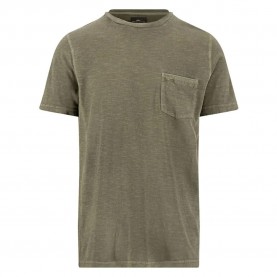 Тениска Fynch hatton 16044012 short sleeve T-shirt - Green (Dark Khaki) тениска,мъжки,тениски,дамски,тениски,fynch,hatton,16044012,short,sleeve,t,shirt,green,(dark,khaki)