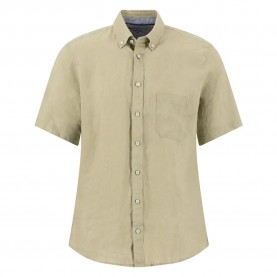 Риза с къс ръкав Fynch hatton 16046001 short sleeve shirt - Beige (Pistachio) риза,с,къс,ръкав,дамски,ризи,мъжки,ризи,fynch,hatton,16046001,short,sleeve,shirt,beige,(pistachio)
