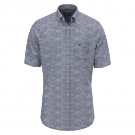 Риза с къс ръкав Fynch hatton 16048091 short sleeve shirt - Blue (Navy) риза,с,къс,ръкав,дамски,ризи,мъжки,ризи,fynch,hatton,16048091,short,sleeve,shirt,blue,(navy)