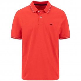 Fynch hatton 16051580 short sleeve polo - Red (Tomato) дамски,блузи,с,яка,мъжки,блузи,с,яка,fynch,hatton,16051580,short,sleeve,polo,red,(tomato)
