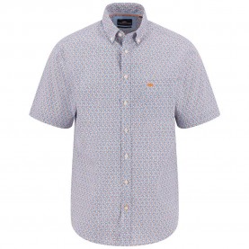 Риза с къс ръкав Fynch hatton 16055221 short sleeve shirt - Purple (Solar) риза,с,къс,ръкав,дамски,ризи,мъжки,ризи,fynch,hatton,16055221,short,sleeve,shirt,purple,(solar)