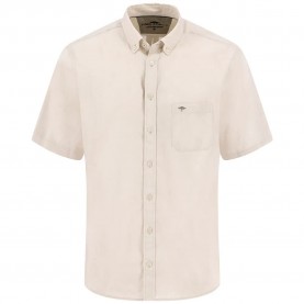 Риза с къс ръкав Fynch hatton 16057001 short sleeve shirt - Beige (Cement) риза,с,къс,ръкав,дамски,ризи,мъжки,ризи,fynch,hatton,16057001,short,sleeve,shirt,beige,(cement)