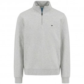 Блуза Fynch hatton 16131351 half zip sweatshirt - Grey (Medium Grey) блуза,мъжки,пуловери,fynch,hatton,16131351,half,zip,sweatshirt,grey,(medium,grey)
