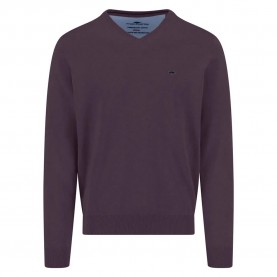 блуза,мъжки,пуловери,дамски,пуловери,fynch,hatton,1613211,v,neck,sweater,purple,(aubergine)