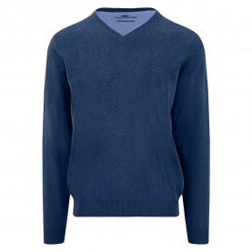 блуза,мъжки,пуловери,дамски,пуловери,fynch,hatton,1613211,v,neck,sweater,blue,(midnight)