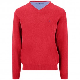 блуза,мъжки,пуловери,дамски,пуловери,fynch,hatton,1613211,v,neck,sweater,red,(tomato)
