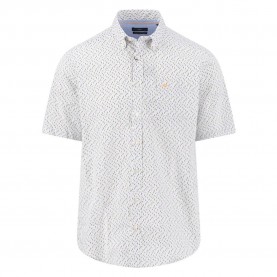 Риза с къс ръкав Fynch hatton 16135111 short sleeve shirt - White (Tangerine) риза,с,къс,ръкав,дамски,ризи,мъжки,ризи,fynch,hatton,16135111,short,sleeve,shirt,white,(tangerine)