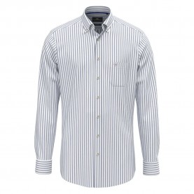 Риза с дълъг ръкав Fynch hatton 16138440 long sleeve shirt - White (Harbor Blue) риза,с,дълъг,ръкав,дамски,ризи,мъжки,ризи,fynch,hatton,16138440,long,sleeve,shirt,white,(harbor,blue)