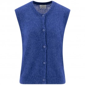 Елек Fynch hatton 25127415 knitted vest - Blue (Aura Blue) елек,мъжки,пуловери,дамски,пуловери,fynch,hatton,25127415,knitted,vest,blue,(aura,blue)