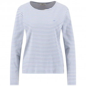 Тениска Fynch hatton 26026235 long sleeve T-shirt - White / Blue (Cornflower Blue) тениска,мъжки,тениски,дамски,тениски,fynch,hatton,26026235,long,sleeve,t,shirt,white,blue,(cornflower,blue)