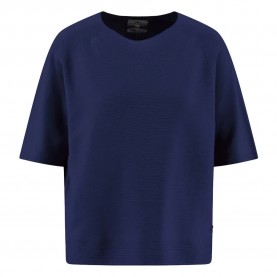 Блуза Fynch hatton 26137002 short sleeve sweater - Blue (Galaxy Blue) блуза,мъжки,пуловери,дамски,пуловери,fynch,hatton,26137002,short,sleeve,sweater,blue,(galaxy,blue)