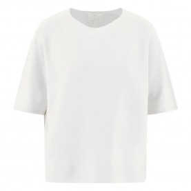 Блуза Fynch hatton 26137002 short sleeve sweater - White (Milk) блуза,мъжки,пуловери,дамски,пуловери,fynch,hatton,26137002,short,sleeve,sweater,white,(milk)