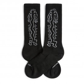 чорапи,мъжки,чорапи,дамски,чорапи,jimmy,lion,keith,haring,dancer,long,socks,black,(black)