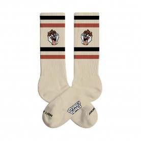 чорапи,мъжки,чорапи,дамски,чорапи,jimmy,lion,looney,tunes,taz,long,socks,beige,(beige)