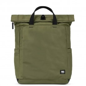 раница,раници,roka,london,camden,recycled,nylon,backpack,green,(military,black)