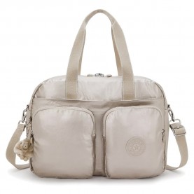 Чанта Kipling Defea XL 28L bag - Beige (Metallic Glow) чанта,всички,чанти,kipling,defea,xl,28l,bag,beige,(metallic,glow)