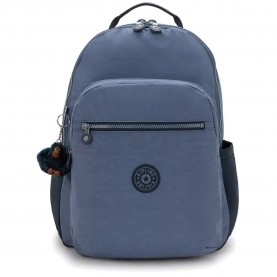 Раница Kipling Seoul College Extra 32L backpack - Blue (Game Grey) раница,раници,kipling,seoul,college,extra,32l,backpack,blue,(game,grey)