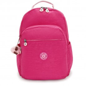Раница Kipling Seoul College Extra 32L Woman Backpack - Pink (Intense Rose) раница,раници,kipling,seoul,college,extra,32l,woman,backpack,pink,(intense,rose)