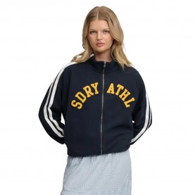 блуза,дамски,блузи,superdry,athletic,essential,applique,loose,fit,full,zip,sweatshirt,blue,(eclipse,navy)