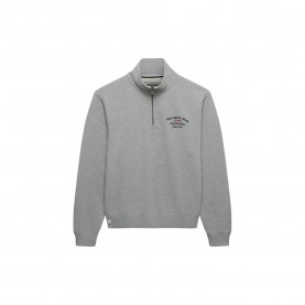 блуза,дамски,блузи,superdry,athletic,essential,graphic,half,zip,sweatshirt,grey,(grey,marl)