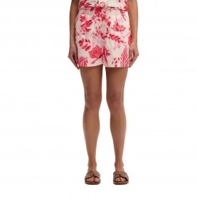 Къси панталони Superdry Cotton Printed Beach shorts - White (Ikat Floral Red) къси,панталони,мъжки,панталони,дамски,панталони,superdry,cotton,printed,beach,shorts,white,(ikat,floral,red)