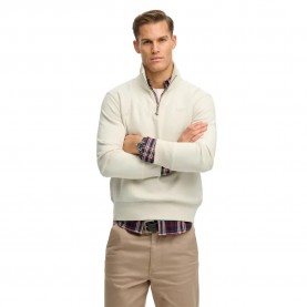 блуза,мъжки,пуловери,superdry,essential,logo,half,zip,sweatshirt,beige,(birch)