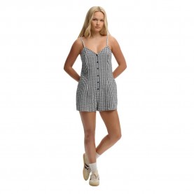 Гащеризон Superdry Gingham Cami Playsuit sleeveless romper - Grey (Navy Gingham) гащеризон,дамски,гащеризони,superdry,gingham,cami,playsuit,sleeveless,romper,grey,(navy,gingham)