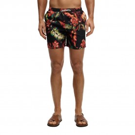 бански,гащета,мъжки,бански,костюми,superdry,hawaiian,print,16,swimming,shorts,black,(cuban,nights,black)