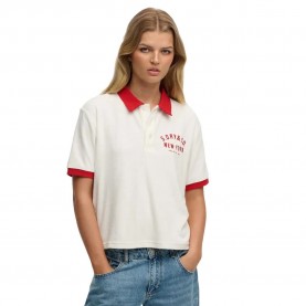Superdry Heritage Terry short sleeve polo - Beige (Cream) дамски,блузи,с,яка,мъжки,блузи,с,яка,superdry,heritage,terry,short,sleeve,polo,beige,(cream)