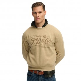 блуза,дамски,блузи,superdry,industry,worker,loose,crew,sweatshirt,beige,(pumice,stone,marl)