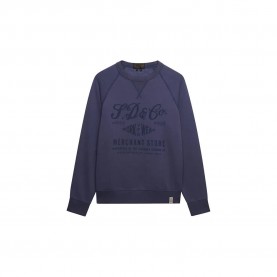 Блуза Superdry Merchant Vintage Print sweatshirt - Blue (Soft Navy) блуза,мъжки,пуловери,superdry,merchant,vintage,print,sweatshirt,blue,(soft,navy)