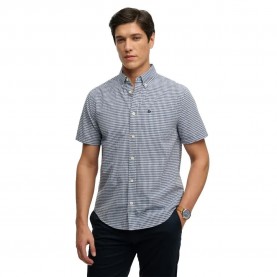 карирана,риза,дамски,ризи,мъжки,ризи,superdry,preppy,poplin,short,sleeve,shirt,grey,(north,sea,navy,check)