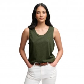 Тениска Superdry Scoop Neck sleeveless T-shirt - Green (Four Leaf Clover) тениска,мъжки,тениски,дамски,тениски,superdry,scoop,neck,sleeveless,t,shirt,green,(four,leaf,clover)