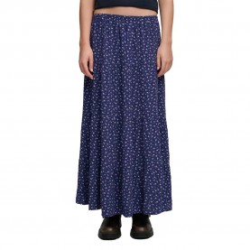 Пола Superdry Woven Tiered Maxi long skirt - Blue (Mariner Navy Ditsy Floral) пола,дамски,поли,и,рокли,superdry,woven,tiered,maxi,long,skirt,blue,(mariner,navy,ditsy,floral)