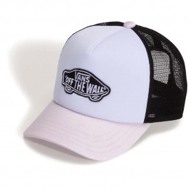 Юношеска шапка Vans Classic Patch Curved Bill Trucker junior cap - White (Pale Petal) юношеска,шапка,всички,шапки,vans,classic,patch,curved,bill,trucker,junior,cap,white,(pale,petal)