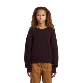 Блуза G-Star D29252-01 Cropped sweater - Brown (Chocolat Plum) блуза,мъжки,пуловери,дамски,пуловери,g,star,d29252,01,cropped,sweater,brown,(chocolat,plum)