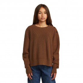 блуза,мъжки,пуловери,дамски,пуловери,g,star,fisherman,cropped,sweater,brown,(oxide,ocre)