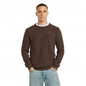 блуза,мъжки,пуловери,дамски,пуловери,g,star,garment,dyed,structure,sweater,brown,(deep,brown,gd)