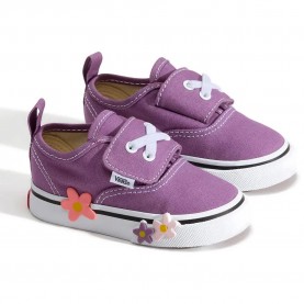Маратонки Vans Authentic Elastic V Flower trainers - Purple (Prism Purple) маратонки,мъжки,маратонки,дамски,маратонки,vans,authentic,elastic,v,flower,trainers,purple,(prism,purple)