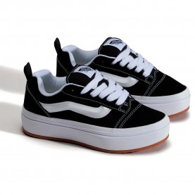 Маратонки Vans Knu Skool Stacklite trainers - Black (Black / White) маратонки,мъжки,маратонки,дамски,маратонки,vans,knu,skool,stacklite,trainers,black,(black,white)