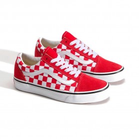 Маратонки Vans Old Skool trainers - Red (Color Theory Checkerboard Racing Red) маратонки,мъжки,маратонки,дамски,маратонки,vans,old,skool,trainers,red,(color,theory,checkerboard,racing,red)