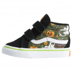 Маратонки Vans SK8-Mid Reissue V trainers - Green (Halloween Multi) маратонки,мъжки,маратонки,дамски,маратонки,vans,sk8,mid,reissue,v,trainers,green,(halloween,multi)