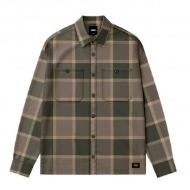Риза с дълъг ръкав Vans Larkspur Plaid Flannel long sleeve shirt - Green (Obsidian Fern / Bungee Cord) риза,с,дълъг,ръкав,дамски,ризи,мъжки,ризи,vans,larkspur,plaid,flannel,long,sleeve,shirt,green,(obsidian,fern,bungee,cord)