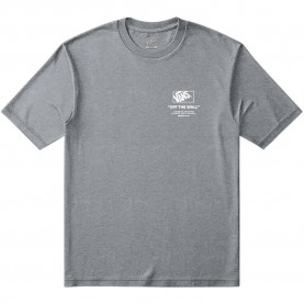 Тениска Vans Stacked Hi short sleeve T-shirt - Grey (Athletic Heather) тениска,мъжки,тениски,дамски,тениски,vans,stacked,hi,short,sleeve,t,shirt,grey,(athletic,heather)