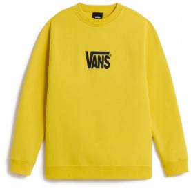 Блуза Vans Stretch Logo Crew sweatshirt - Yellow (Dusty Gold) блуза,детски,блузи,vans,stretch,logo,crew,sweatshirt,yellow,(dusty,gold)