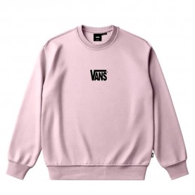 Блуза Vans Stretch Logo Crew sweatshirt - Pink (Pale Petal) блуза,детски,блузи,vans,stretch,logo,crew,sweatshirt,pink,(pale,petal)